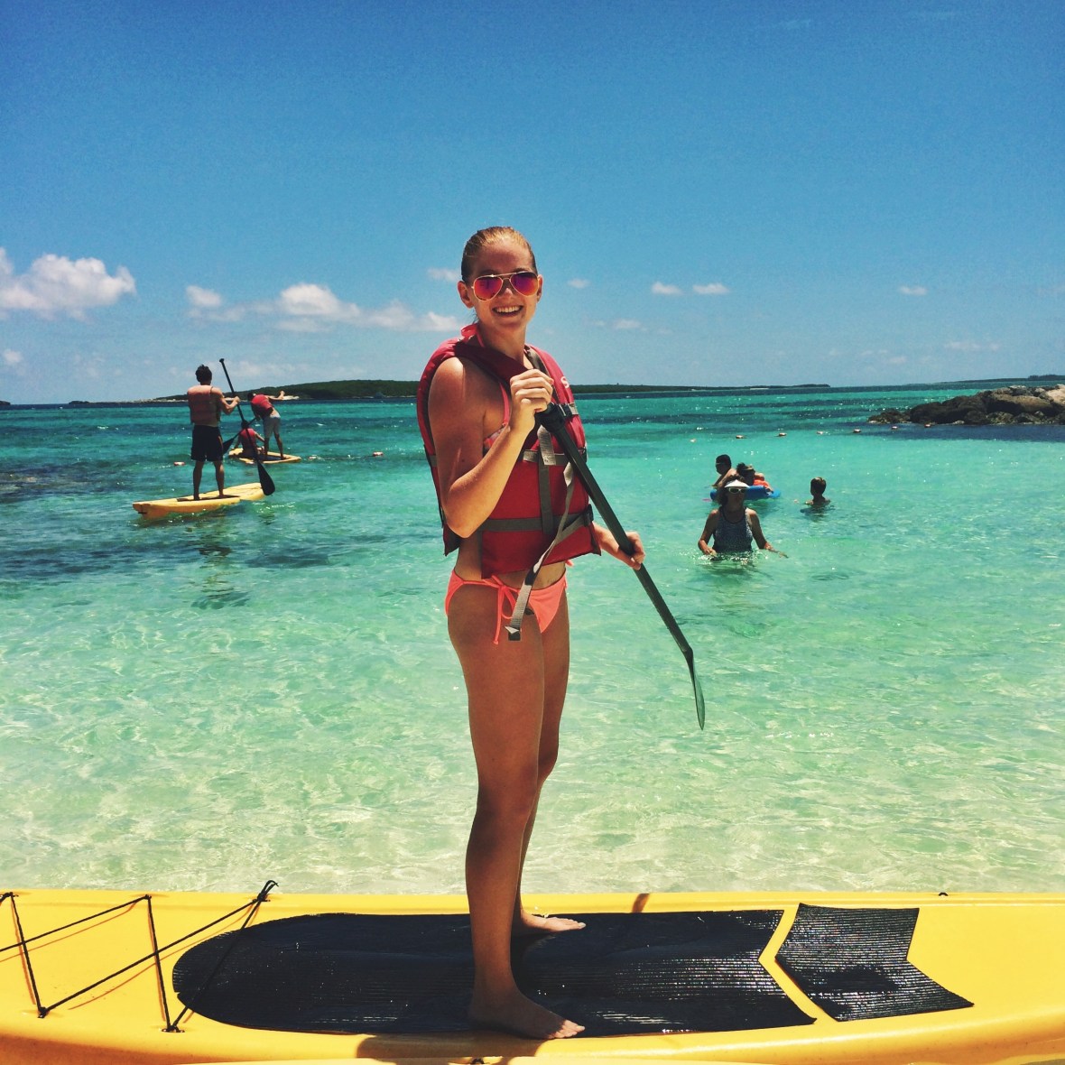 Claire enjoying the cruise