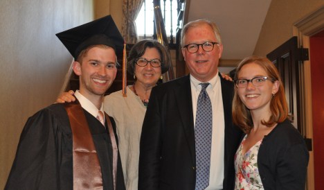 The Happy Family celebrates Andrew