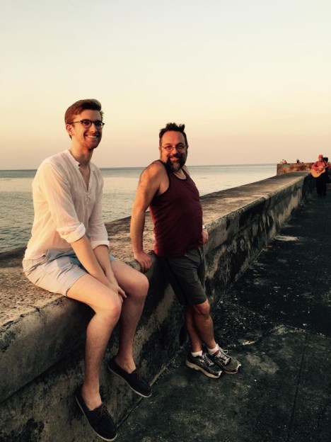 Andrew and Fred in Cuba