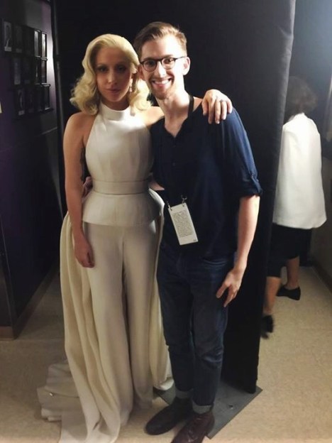 Andrew and Lady Gaga