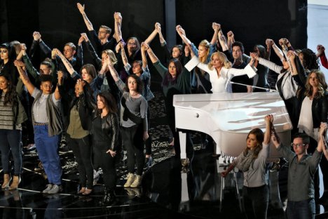 Lady Gaga at the Oscars