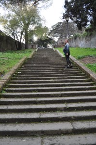 Stairs from Trastevere
