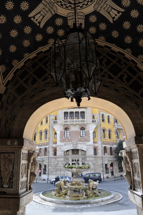 Fountain in Coppede Quarter
