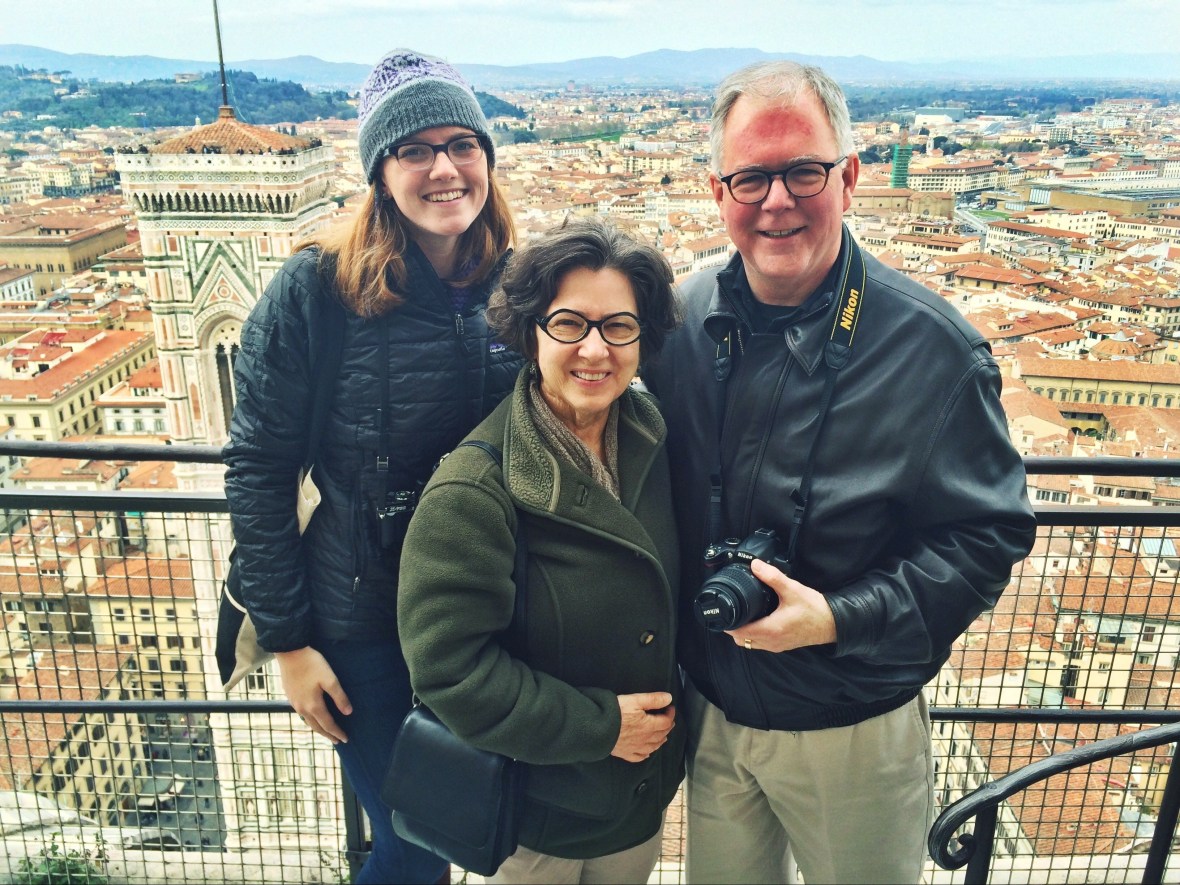 CCB, CHB, and DJB at the top of Florence