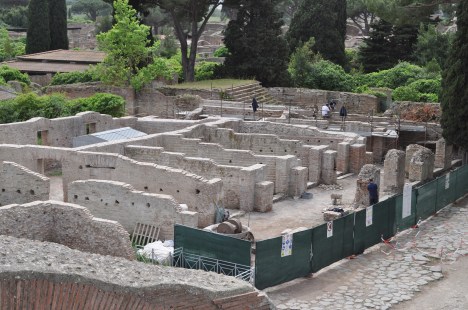 Ongoing preservation work at Ostia Antica