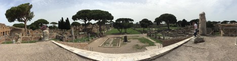 Panoramic view of the Forum