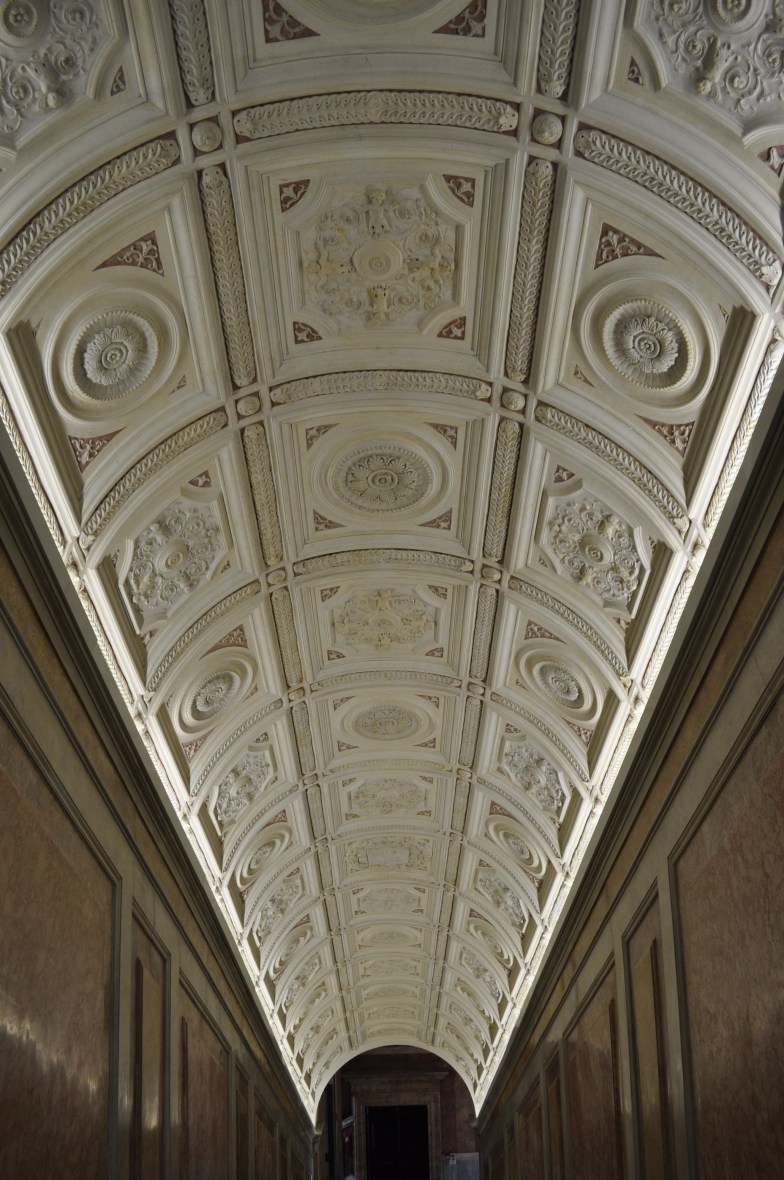 Stairway ceiling at Villa Farnesina