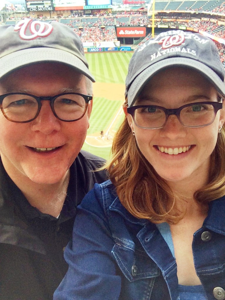 With Claire at the Big A