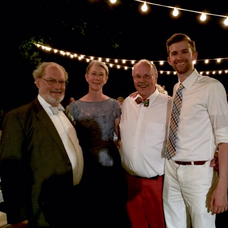 Andrew with his godparents