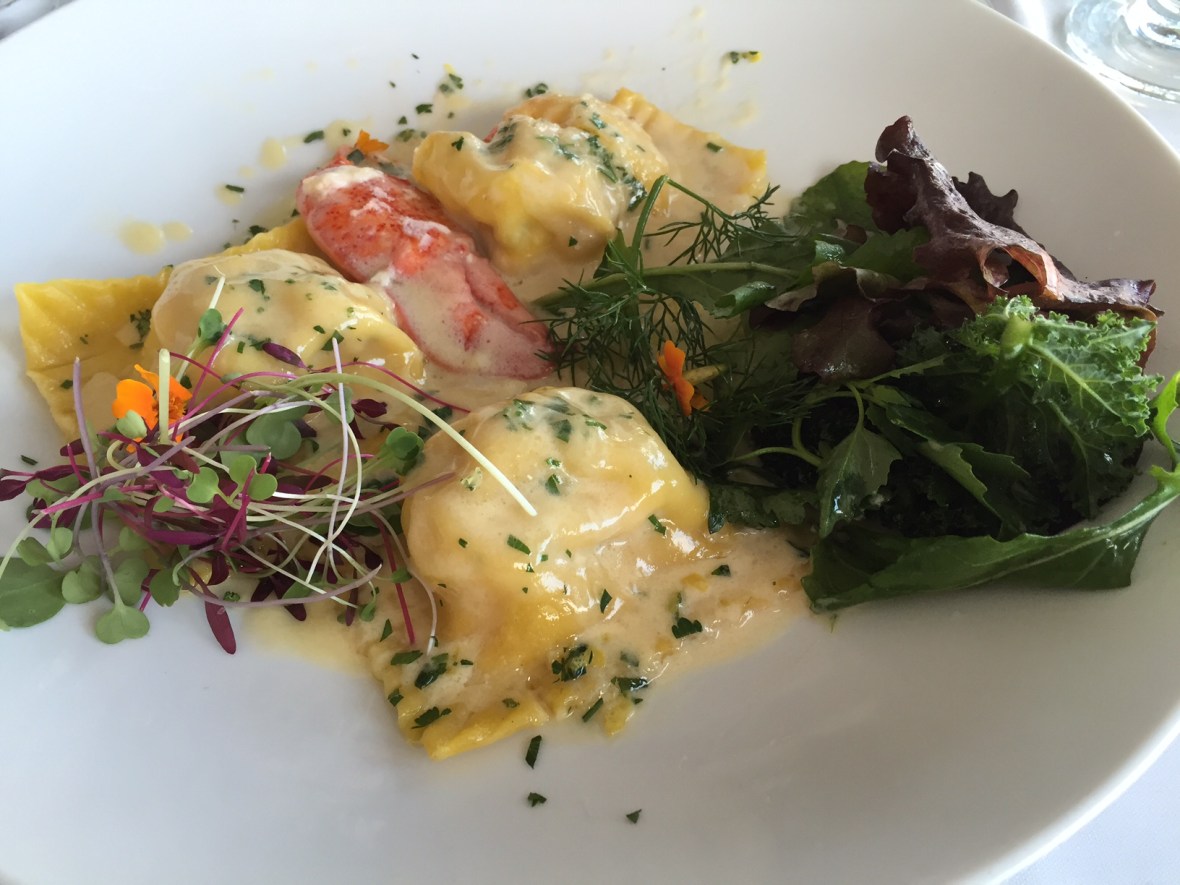 Lobster ravioli