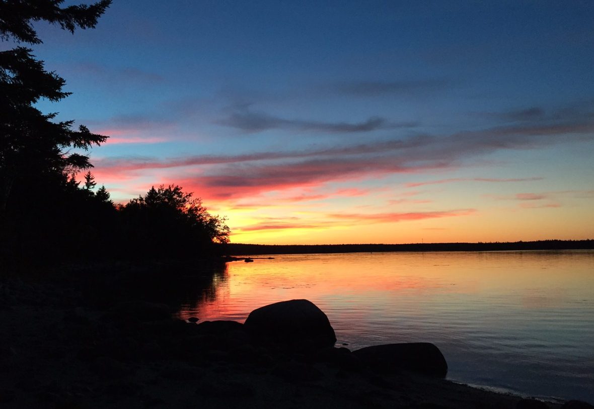 Sunset in Maine