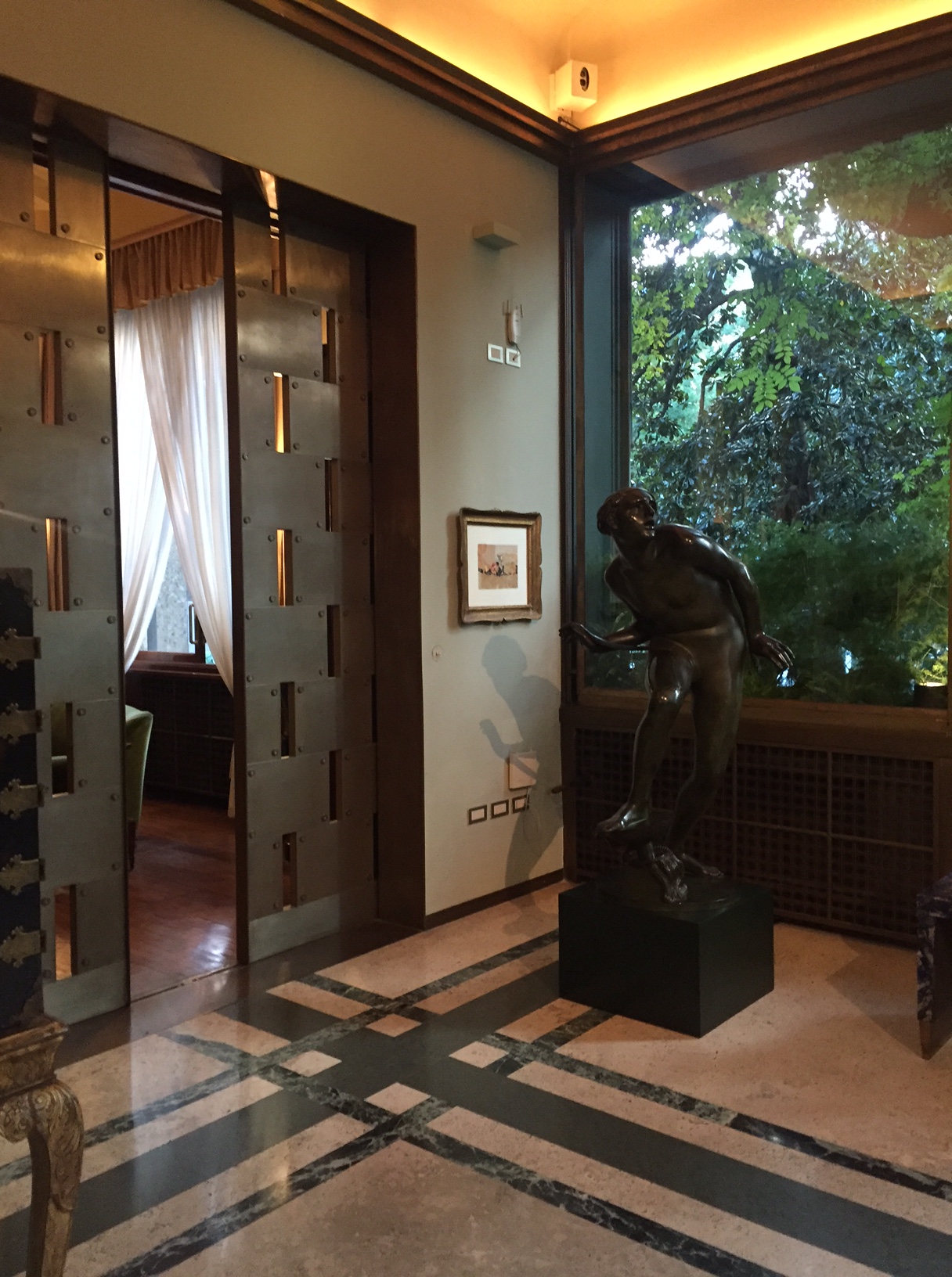 Porch and sliding door