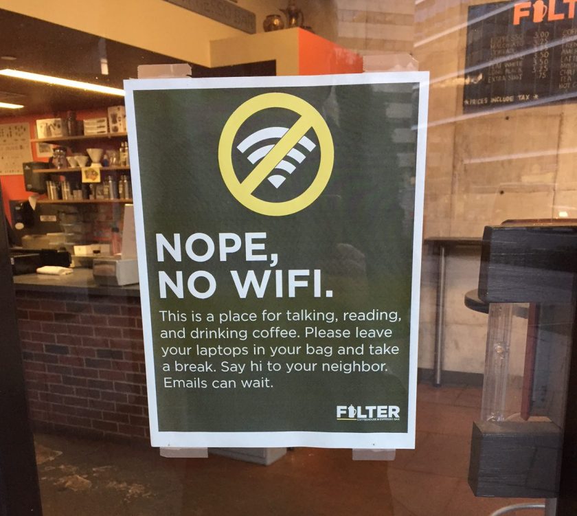 No WiFi