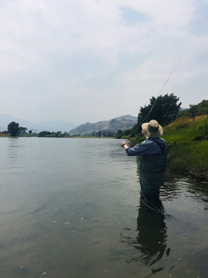 DJB Fly Fishing and casting