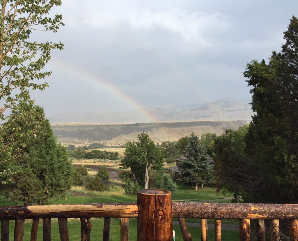 The Montana landscape following thunderstrom