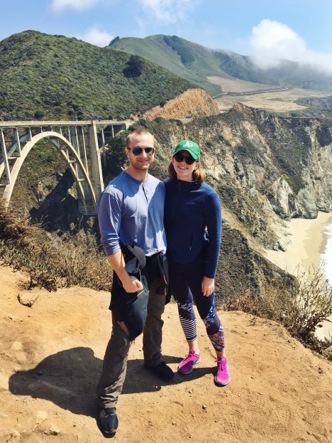 Claire and Blair at the Bixby Bridge
