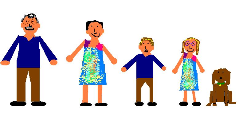 My family by Claire Brown