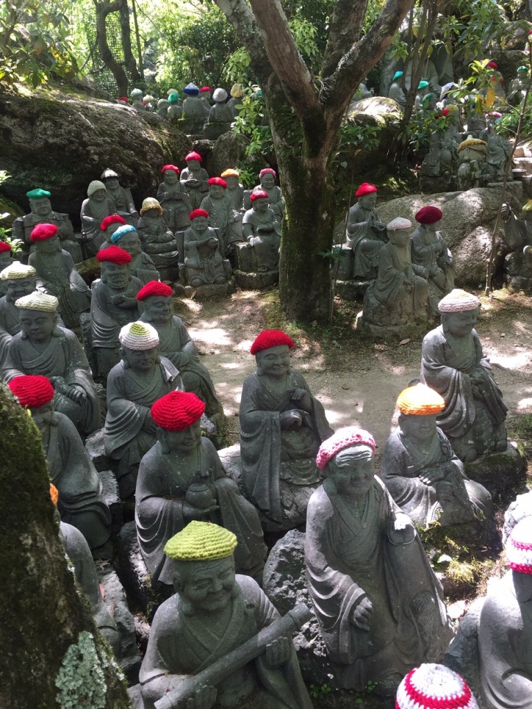 Buddhist statues at Daisho-in Temple