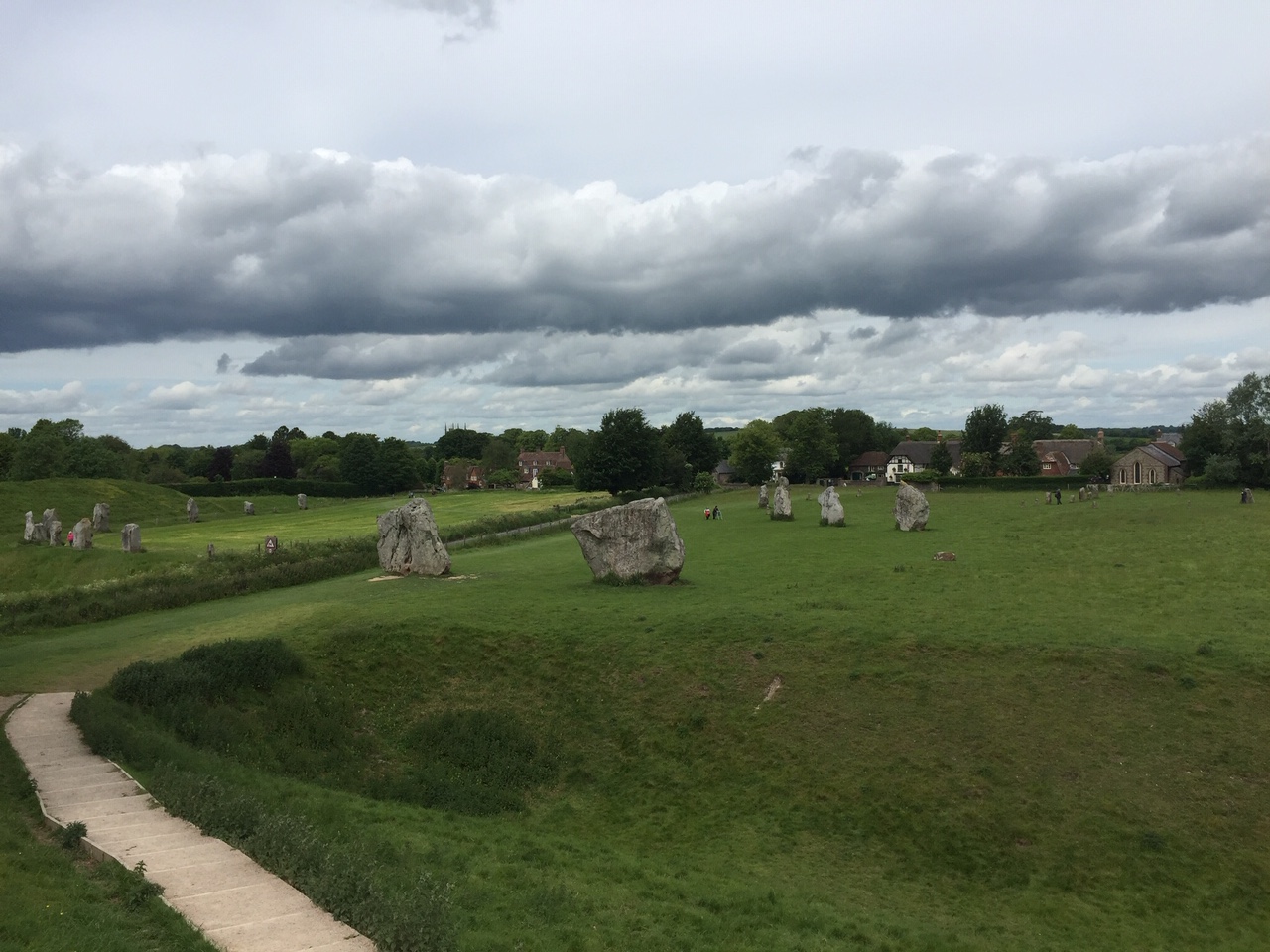 Circle of stones at Avebury