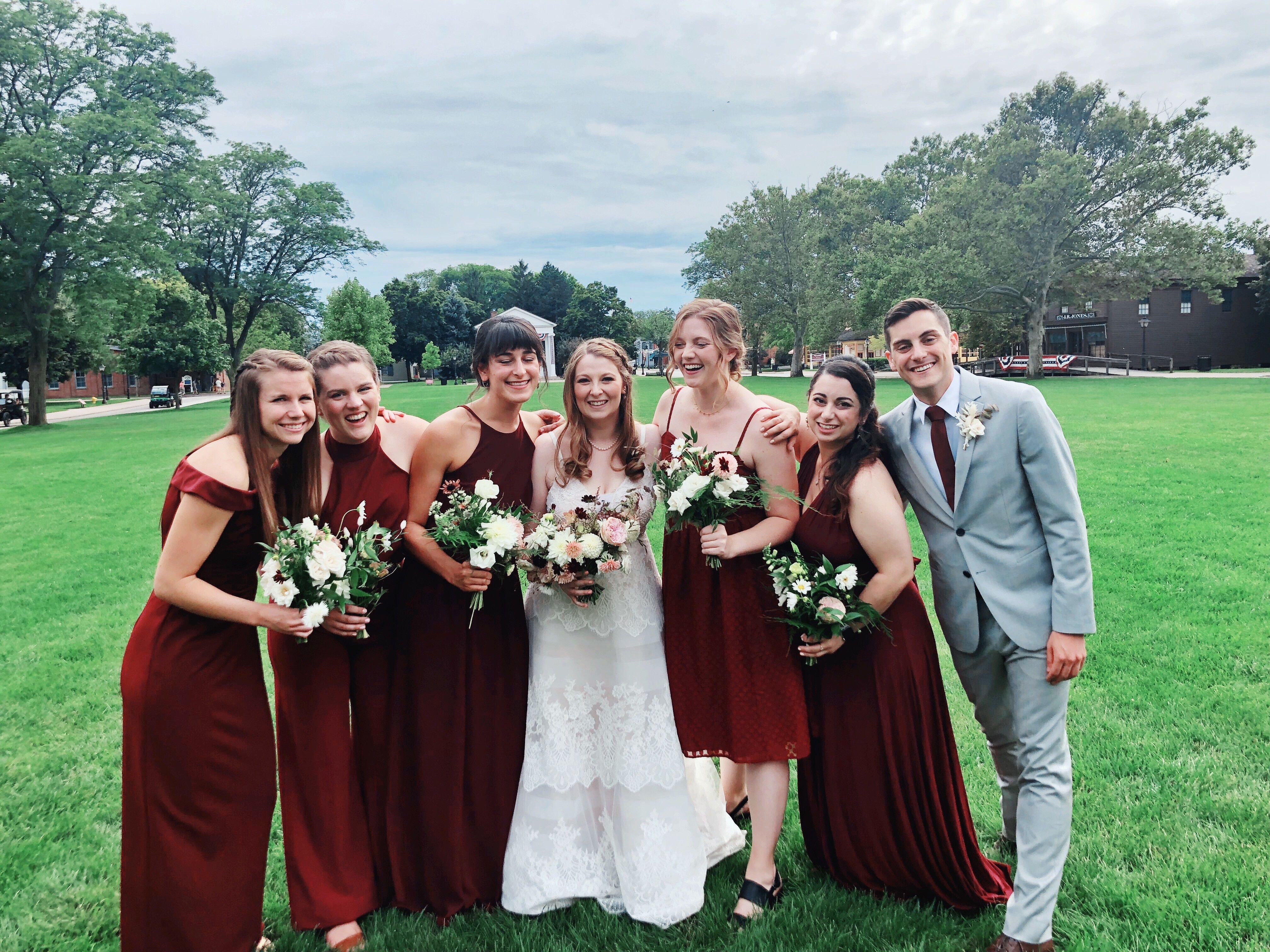 Pomona classmates at Susan's wedding