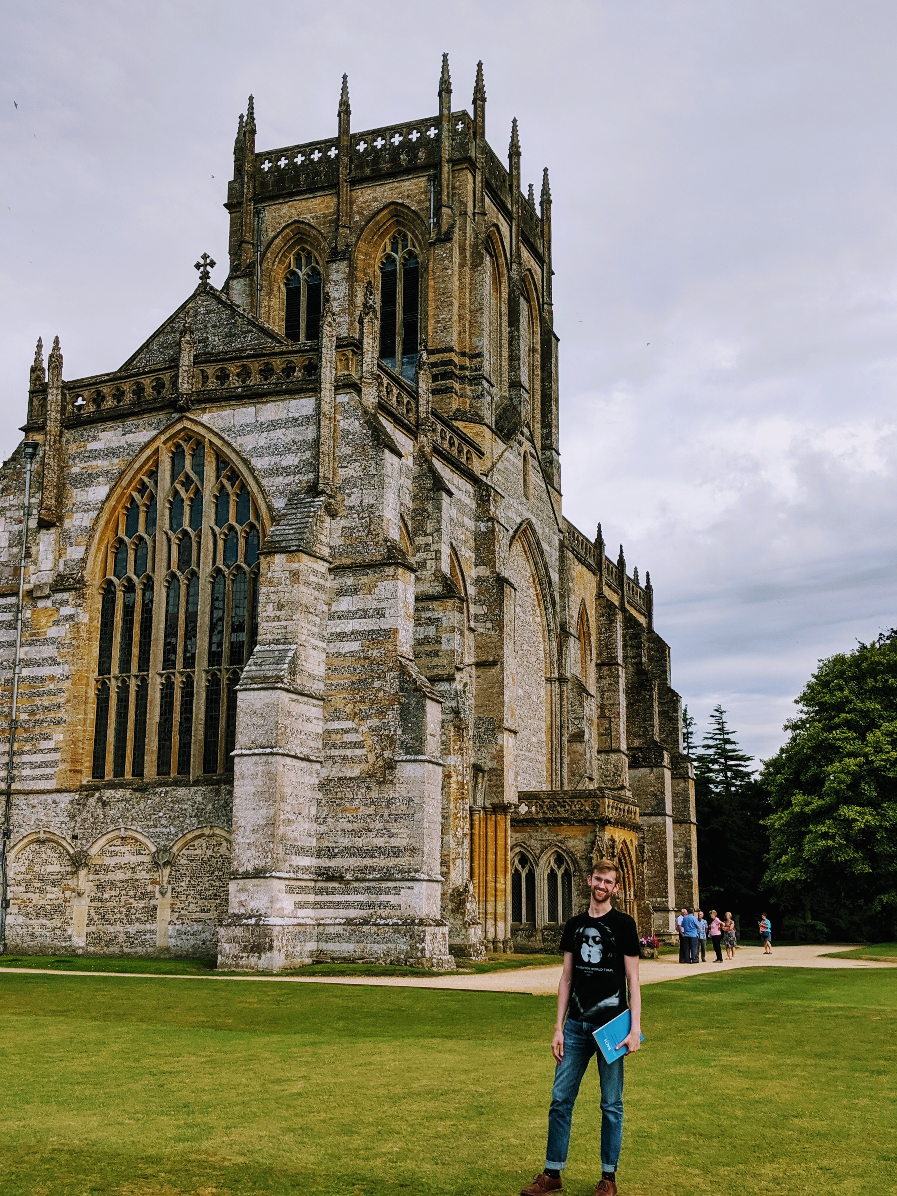 Milton Abbey, where Andrew sang the St. John Passion with Academy of Ancient Music and Voces8